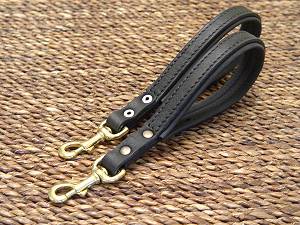 leather dog leash