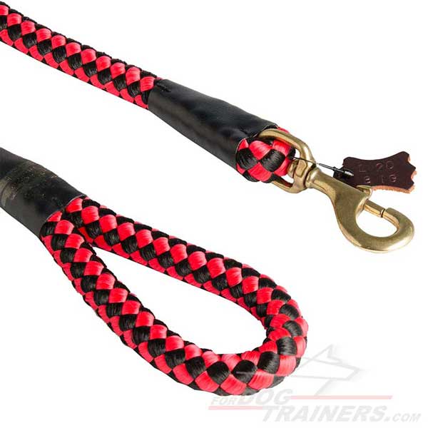 Rustproof snap hook of Nylon Dog Leash