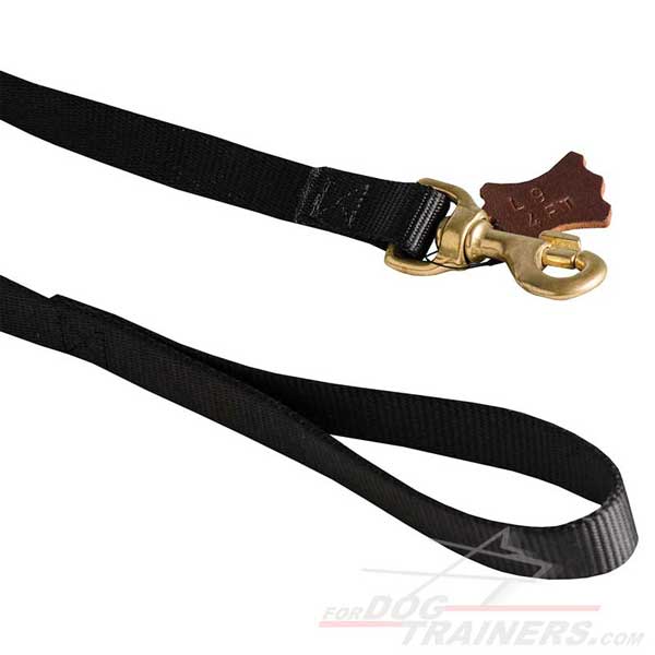 Handle of Nylon Dog Leash