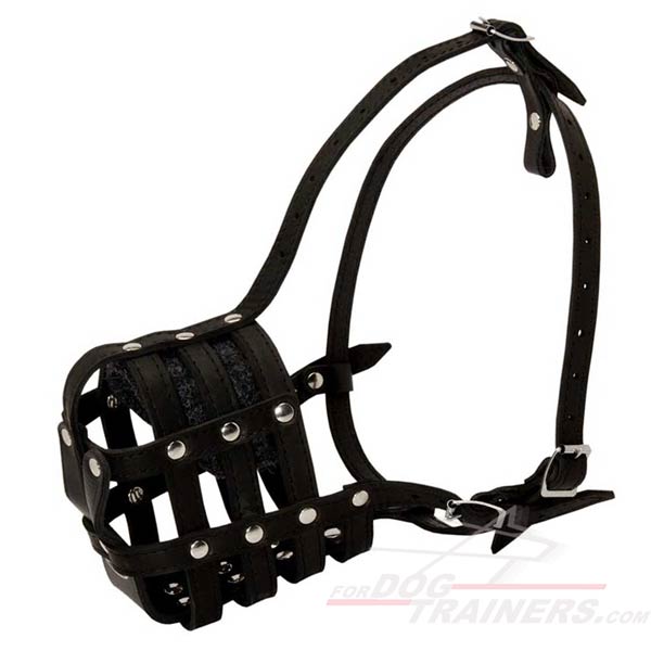 Adjustable Basket Dog Muzzle Comfy Walking