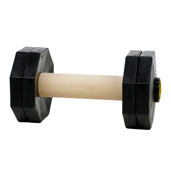 Dog Dumbbell with Durable Wooden Bar